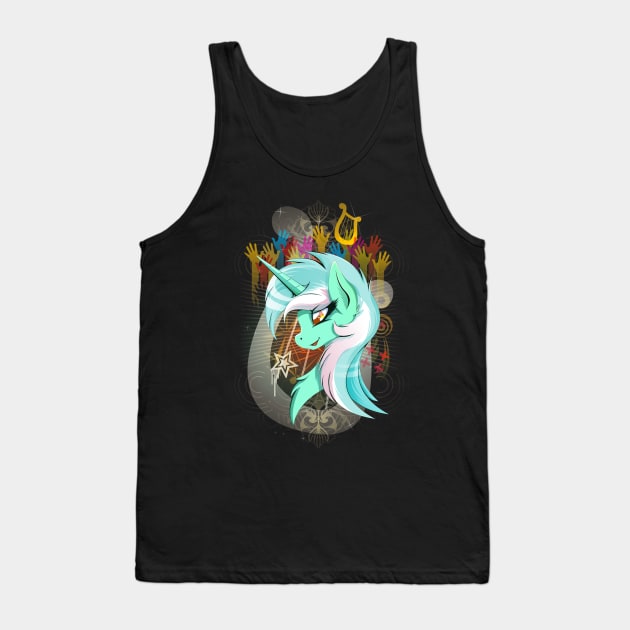 Lyra Heartstrings - Cardedition Tank Top by RarieDash